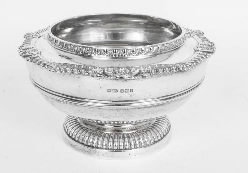 Antique Sterling Silver Sugar Bowl Maple & Co 1916 | Ref. no. 06602 | Regent Antiques