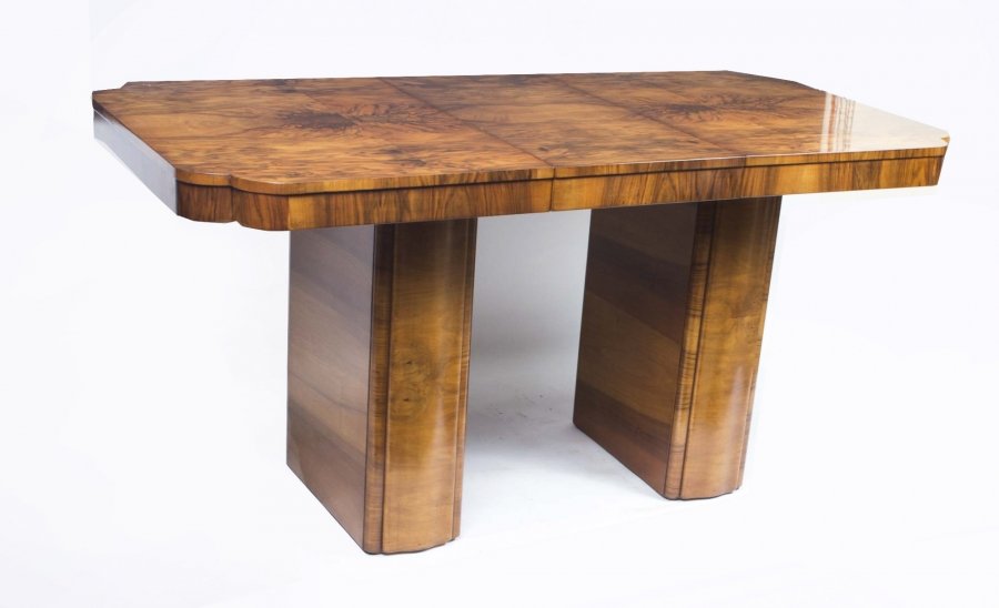 Antique Art Deco Burr Walnut Dining Tablec.1930 | Ref. no. 06626a | Regent Antiques