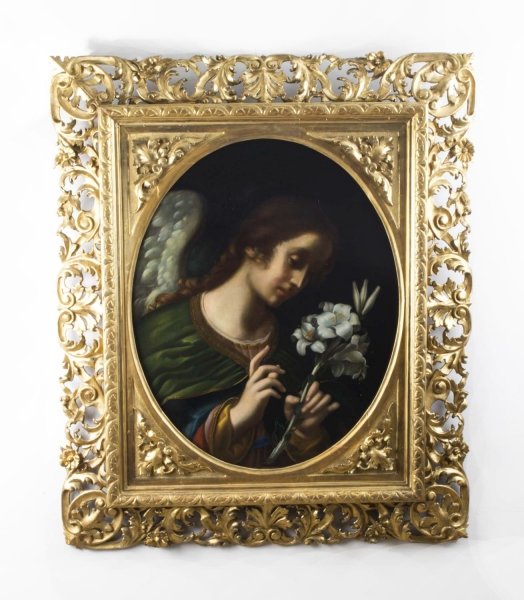 Antique Painting Angel of the Annunciation Carlo Dolci | Ref. no. 06646b | Regent Antiques