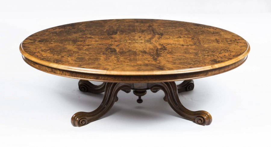 Antique Victorian Burr Walnut Coffee Table c.1880 | Ref. no. 06673 | Regent Antiques