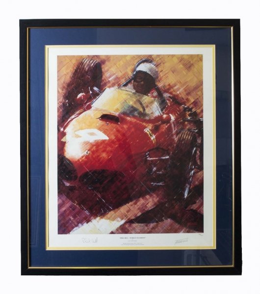 Print Signed Ferrigno, \'Phil Hill World Champion\' 1963 | Ref. no. 06679 | Regent Antiques