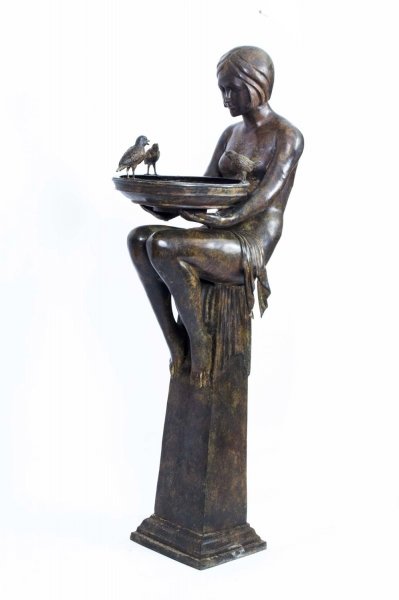 Huge Bronze Art Deco Jardiniere on Stand | Ref. no. 06759 | Regent Antiques