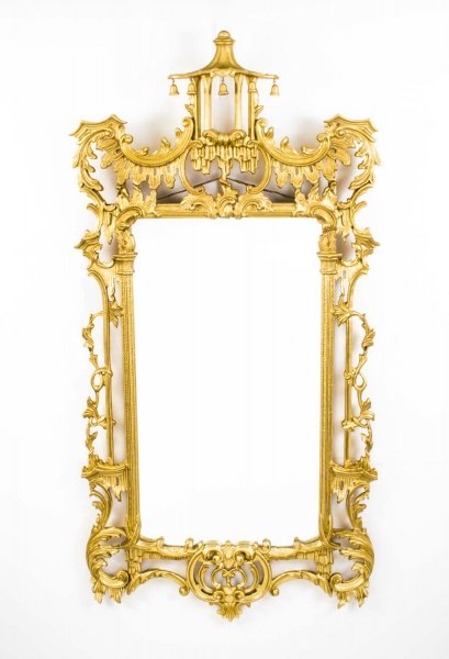 Vintage Chinese Chippendale Giltwood Mirror | Ref. no. 06868 | Regent Antiques