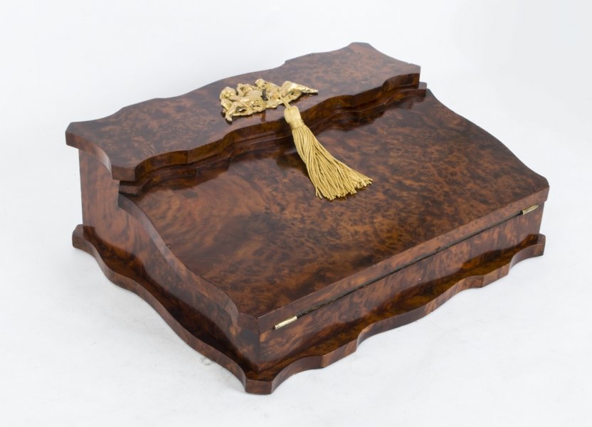 Antique English Walnut Writing Slope Desk Set C1860 | Ref. no. 06924 | Regent Antiques