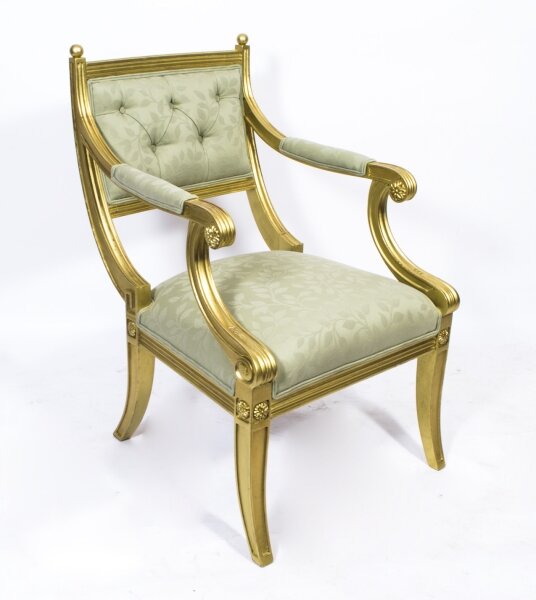 Antique Regency Revival Giltwood Armchair 20th C | Ref. no. 06981x | Regent Antiques