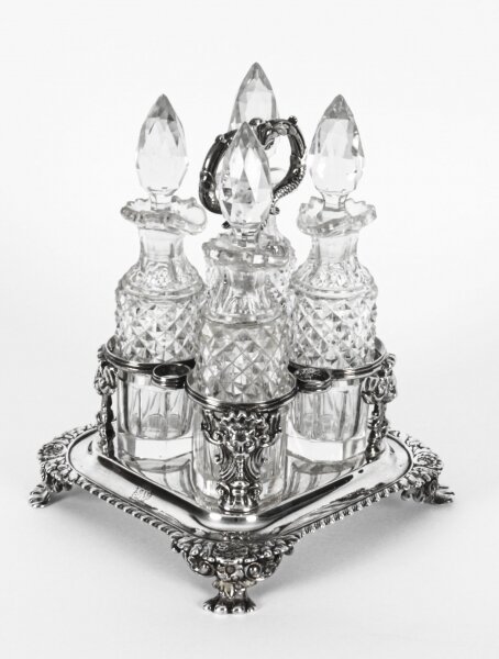 Paul Storr | Antique Silver Condiment Set| Antique Silver Cruet Set | Ref. no. 07147 | Regent Antiques