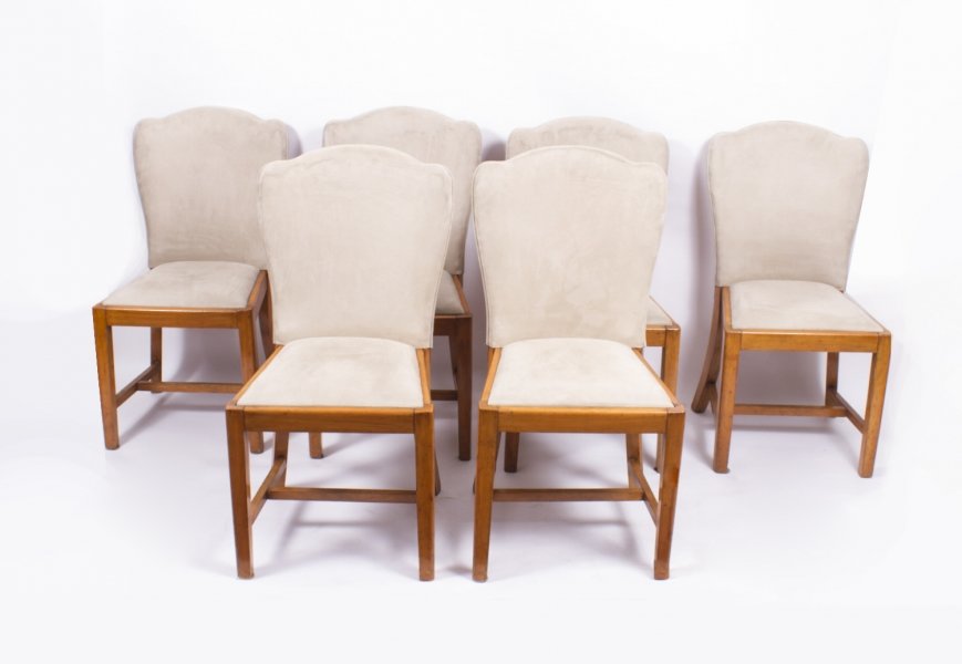 Antique Set 6 Art Deco Dining Chairs Epstein | Antique Art Deco Chairs | Ref. no. 07196 | Regent Antiques