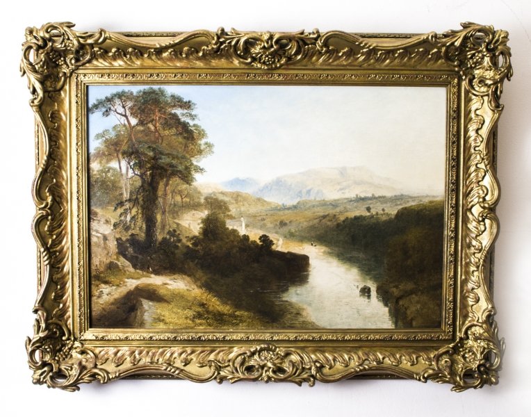 Antique Oil Paintng Romantic Landscape James Baker Pyne 1845 | Ref. no. 07261 | Regent Antiques
