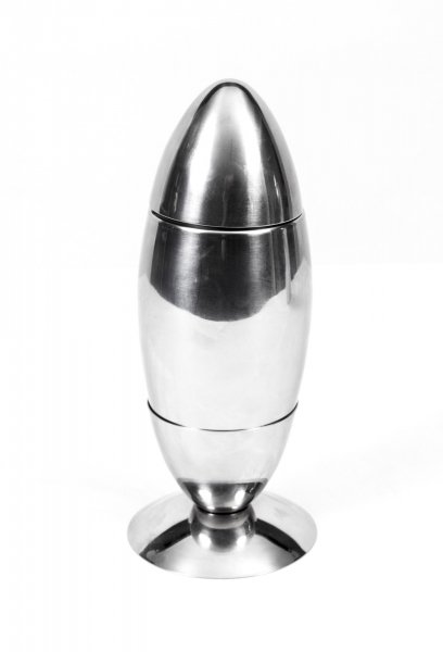 Stainless Steel Rugby Ball Football Cocktail Shaker | Ref. no. 07266 | Regent Antiques