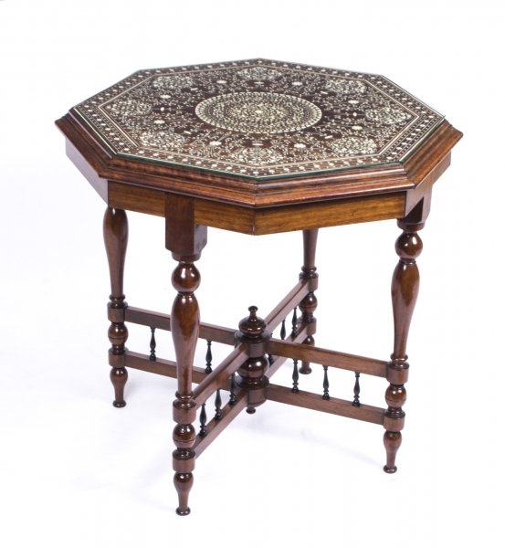 Antique Bone  Inlaid Walnut Occasional Table Circa 1890 | Ref. no. 07364 | Regent Antiques