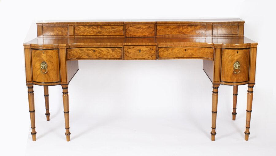 Antique George III Scottish Flame Mahogany Sideboard 19th Century | Ref. no. 07502 | Regent Antiques