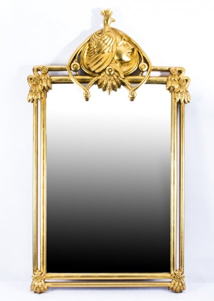 Beautiful French Art Nouveau Style Giltwood Mirror 121 x 71cm | Ref. no. 07548 | Regent Antiques