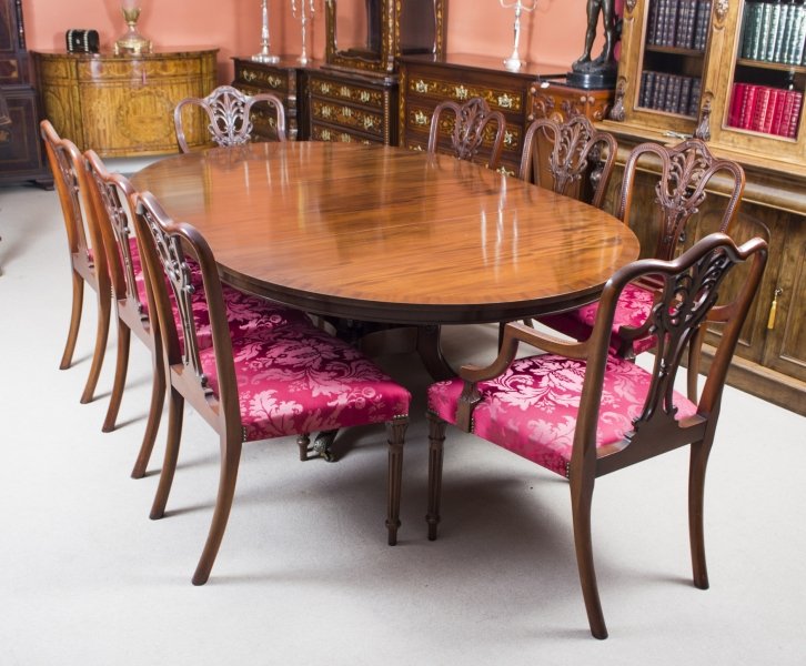 Vintage Dining Table & 8 Chairs by Arthur Brett & Sons | Ref. no. 07559 | Regent Antiques