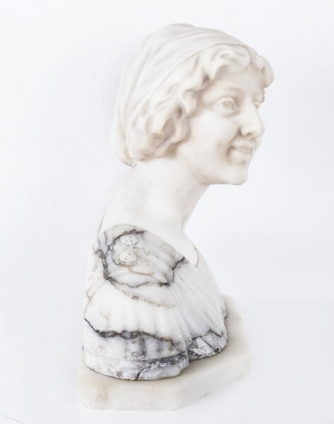 Antique Marble Bust of Iullette by Prof G.Bessi c1900 | Ref. no. 07584 | Regent Antiques