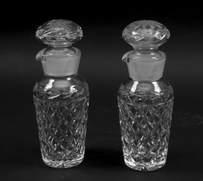 Vintage Pair Waterford Glandore Cocktail Shakers Decanters | Ref. no. 07662 | Regent Antiques