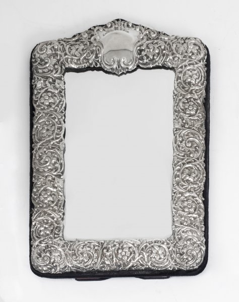 Vintage Stunning Sterling Silver Framed Mirror 1933 | Ref. no. 07729 | Regent Antiques