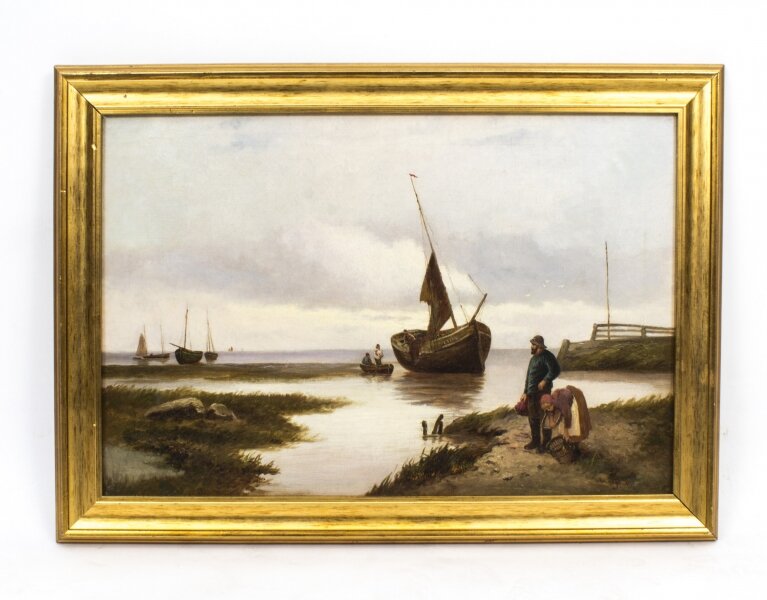 Antique Oil Painting Scotish Seascape John Henry Boel 1902 | Ref. no. 07802 | Regent Antiques