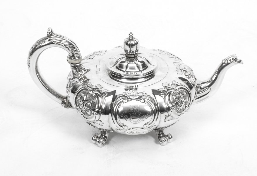 Antique Sterling  Silver Teapot Paul Storr 1837 | Ref. no. 07904 | Regent Antiques