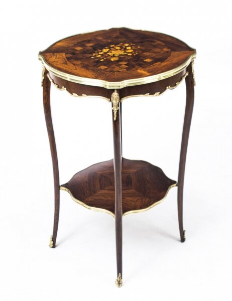 Antique Kingwood Parquetry Marquetry Ormolu Occasional Table C1870 | Ref. no. 07965 | Regent Antiques