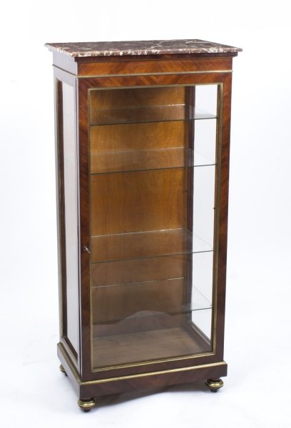 Antique French Tulipwood & Ormolu Display Cabinet c.1860 | Ref. no. 07993 | Regent Antiques