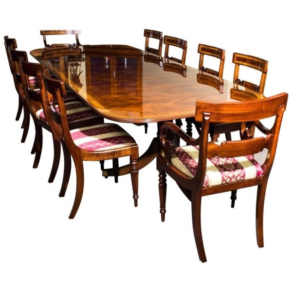 Flame Mahogany Dining Ref No 08055ap Regent Antiques