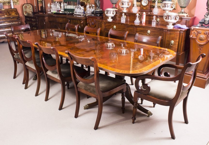 Regency Dining Table | Regency Table & Chairs | Dining Table & Chairs | Ref. no. 08055cb | Regent Antiques