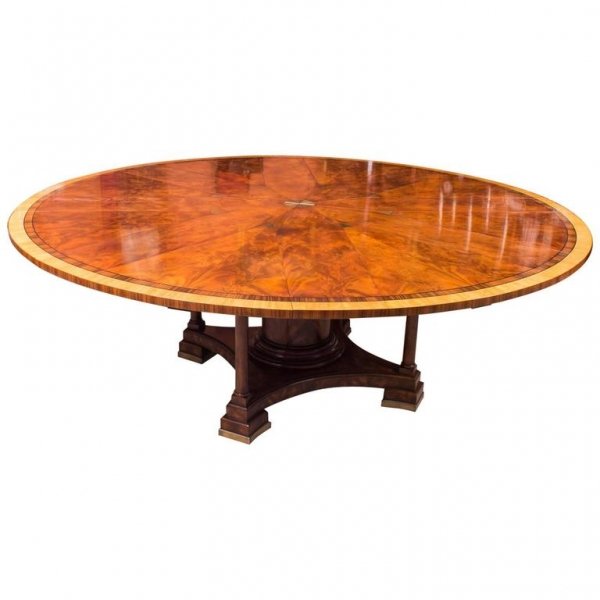 Stunning 7ft Diameter Theodore Alexander Flame Mahogany Jupe Dining Table 20thC | Ref. no. 08166 | Regent Antiques