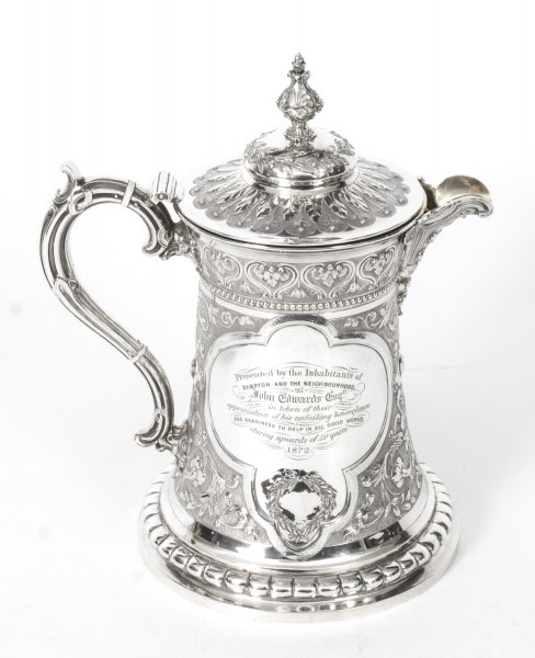 Antique Sterling Silver Flagon John & Edward Barnard | Ref. no. 08170 | Regent Antiques