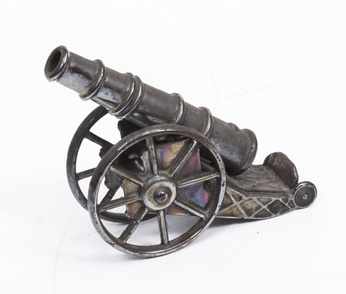 Vintage Decorative Desktop Iron Artillery Cannon  20th C | Ref. no. 08212b | Regent Antiques