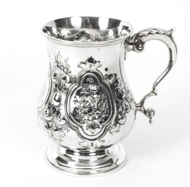 Antique Victorian Silver Plated Mug TH & S C1880 | Ref. no. 08247 | Regent Antiques