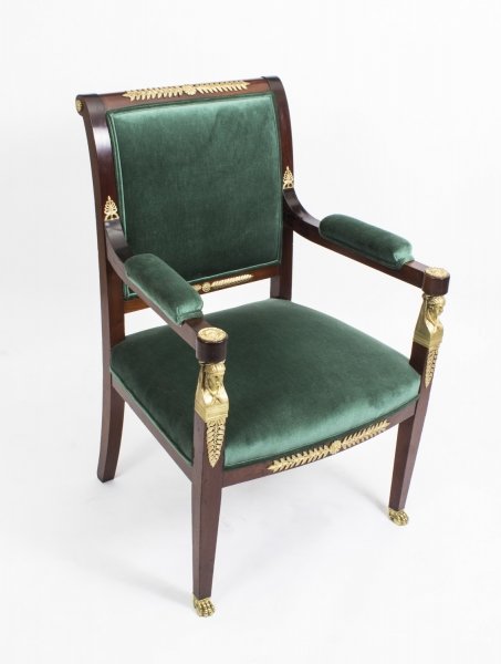 Antique Napoleon III  Mahogany & Ormolu Armchair C 1850 | Ref. no. 08252 | Regent Antiques