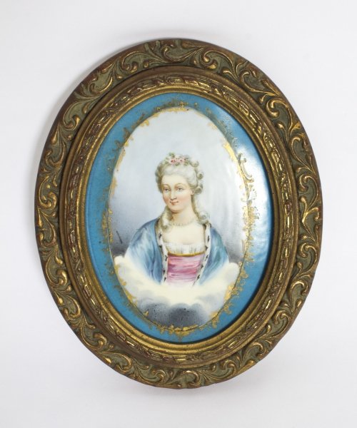 Antique Sevres Bleu Celeste Porcelain Plaque c.1880 | Ref. no. 08358 | Regent Antiques
