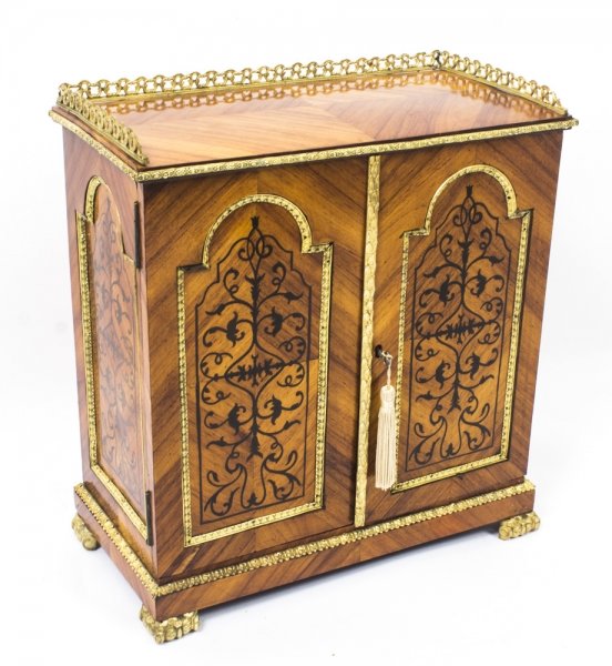 Antique French Kingwood  Table Top Jewellery Collectors Cabinet C1840 | Ref. no. 08364 | Regent Antiques