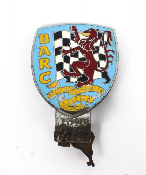 Vintage BARC automobile badge with 3 others  Mid 20th  Century | Ref. no. 08372 | Regent Antiques