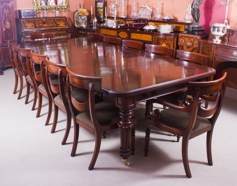 Antique Victorian Dining Table & Chair Set | Antique Dining Table & Chairs | Ref. no. 08389a | Regent Antiques