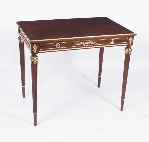 Antique French Ormolu Mounted  Flame Mahogany Side Table C1870 | Ref. no. 08443 | Regent Antiques