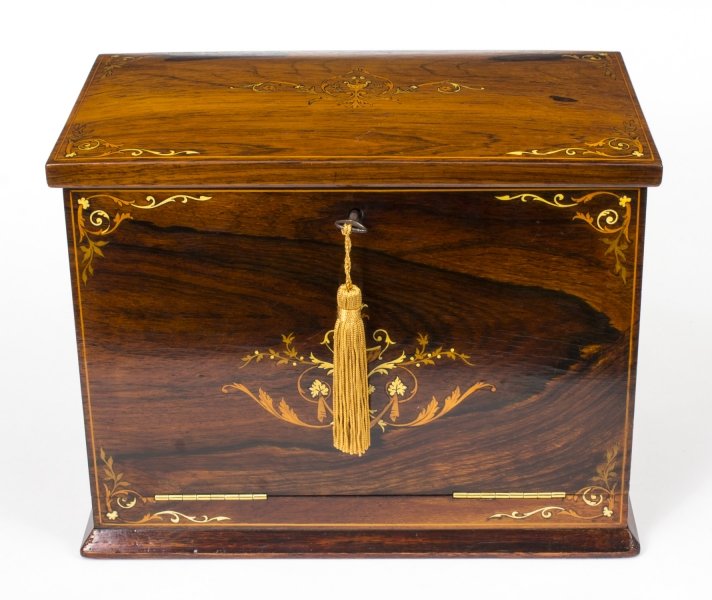 Antique Victorian  Black Walnut and Mahogany Writing Stationery Box C1860 | Ref. no. 08449 | Regent Antiques