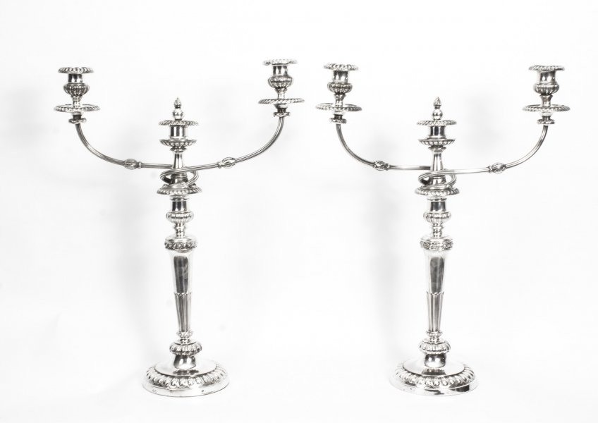 Antique Silver Candelabra | Matthew Boulton silver | Ref. no. 08468 | Regent Antiques