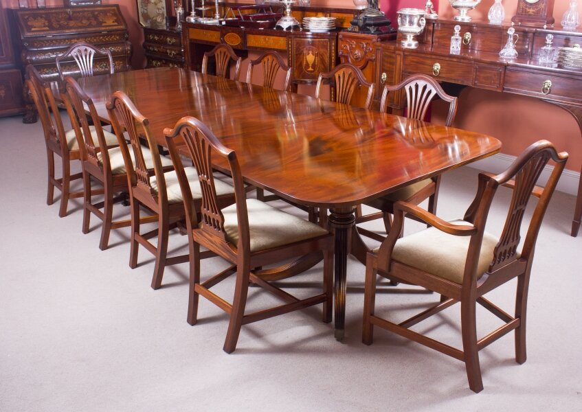 William Tillman Dining Table & Chairs Set | Regency Table & Chairs | Ref. no. 08486 | Regent Antiques