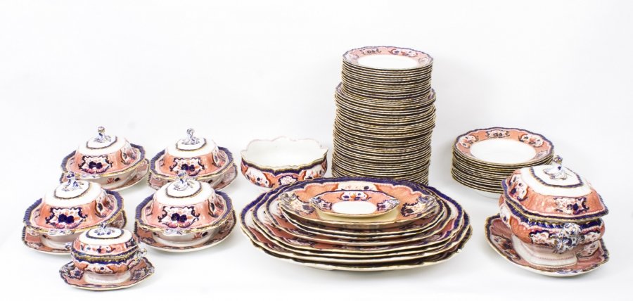 Antique 93 Piece  Booths Ironstone China  Dinner Service C1820 | Ref. no. 08489 | Regent Antiques