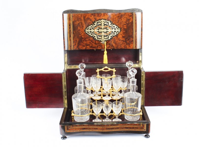Antique Cave à Liqueur Boulle Marquetry Bar Napoleon III, 19th C | Ref. no. 08633 | Regent Antiques