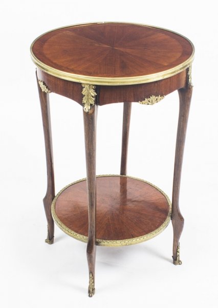 Antique French Flame Mahogany Occasional Side Table c.1860 | Ref. no. 08696 | Regent Antiques