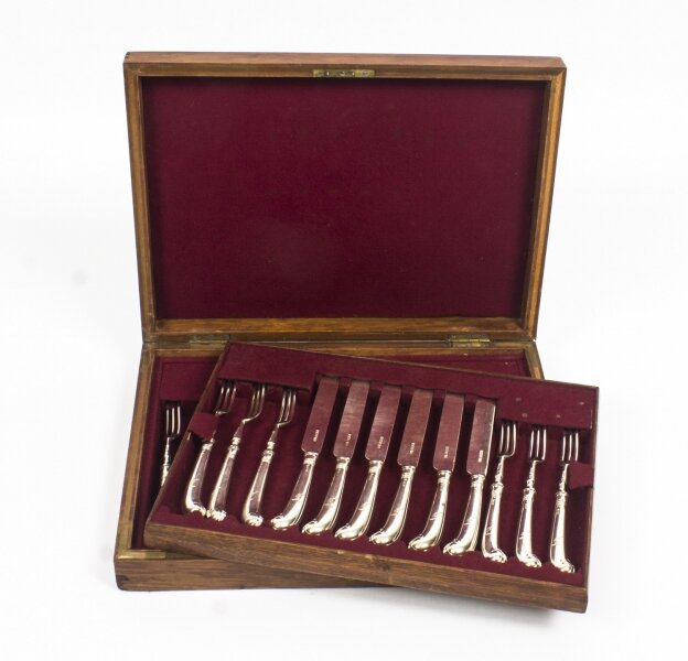 antique sterling silver cutlery | antique sterling silver silverware | Ref. no. 08801 | Regent Antiques