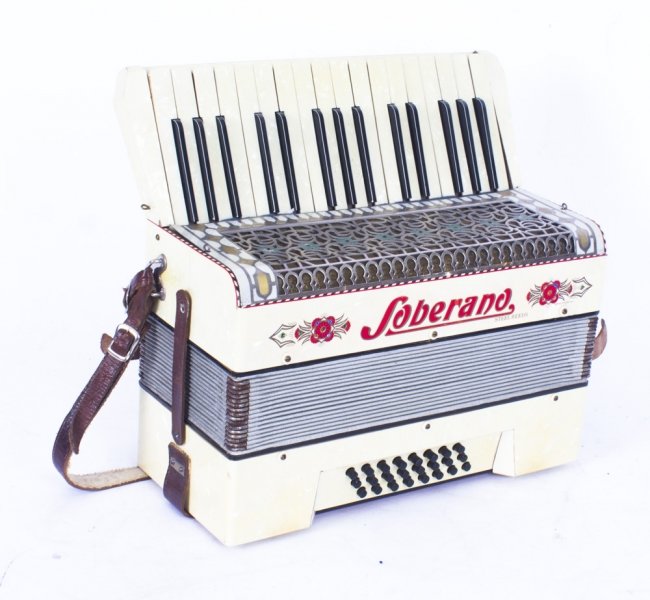 Vintage  Soberano Piano accordion with case 20th C | Ref. no. 08825 | Regent Antiques