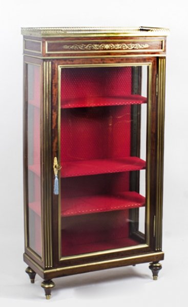 Antique Russian Brass Inlaid Neoclassical Display Cabinet  19th C | Ref. no. 08922 | Regent Antiques