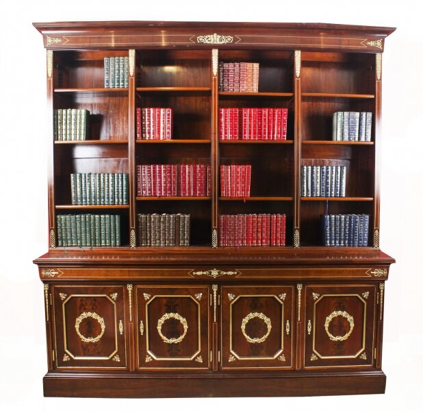 Antique French Napoleon III Empire Mahogany Bookcase Cabinet c.1870 | Ref. no. 09053 | Regent Antiques