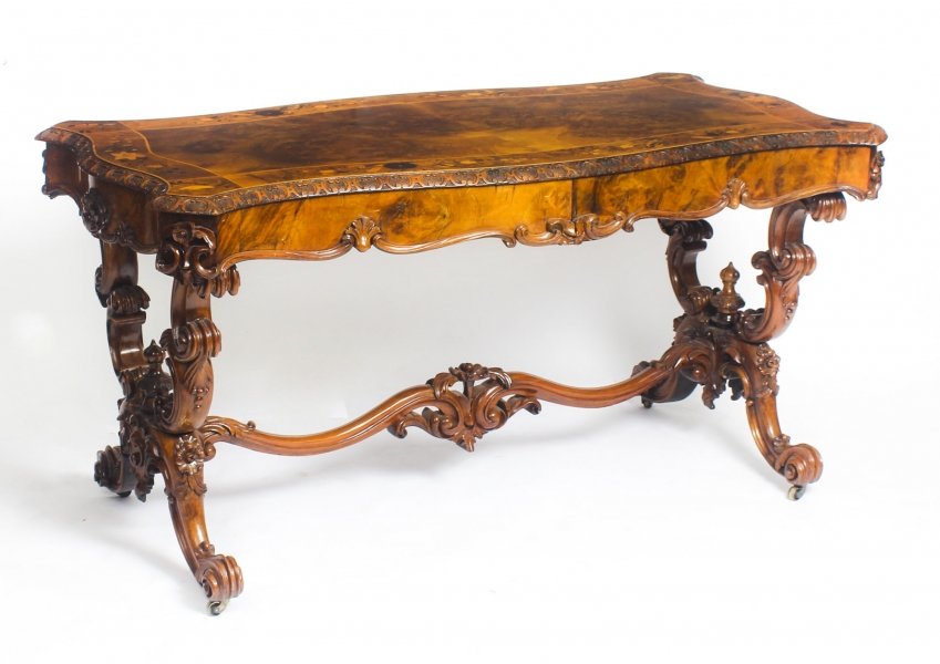 antique marquetry writing table | Ref. no. 09076 | Regent Antiques