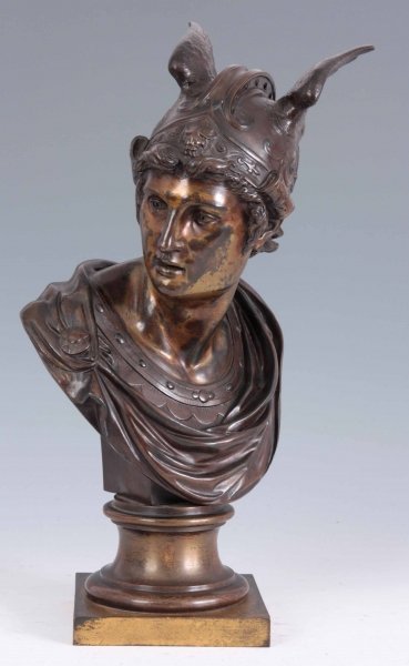 Antique French Grand Tour Bronze Bust Mercury Early 19th Century | Ref. no. 09230 | Regent Antiques