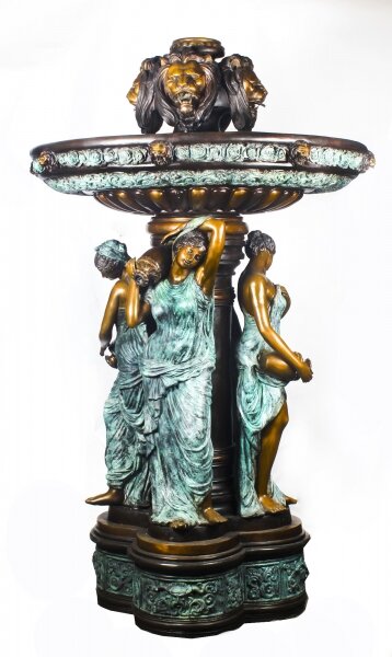 bronze garden water feature | Ref. no. 09257 | Regent Antiques