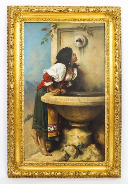 Antique Italian Painting Oil on Canvas Late 19th Century | Ref. no. 09343 | Regent Antiques